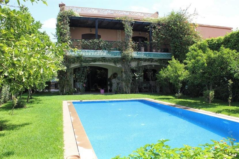 Magnifique Villa Avec Piscine Chauffee Que Pour Famille Marakéš Exteriér fotografie