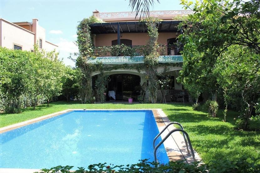 Magnifique Villa Avec Piscine Chauffee Que Pour Famille Marakéš Exteriér fotografie